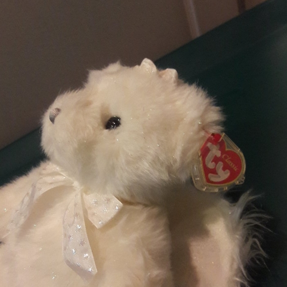 💙TY Classic Angelina Beanie Buddy Angel Bear - Picture 3 of 6